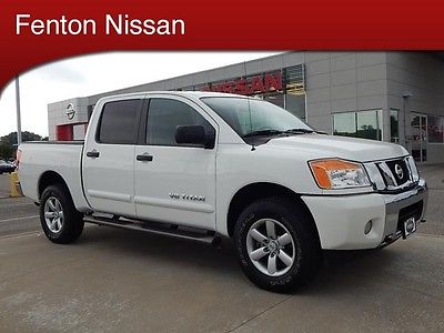 Nissan : Titan SV 4WD certified 5001 miles 4 x 4 crewsv titan