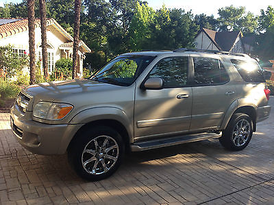 Toyota : Sequoia Limited Sport Utility 4-Door 2005 toyota sequoia 4 x 4 one owner great condition 7 passenger