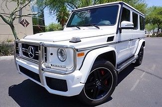 Mercedes-Benz : G-Class G63 AMG G Class 63 14 polar white g 63 amg with only 7 k miles and like new like 2012 2013 2015 g 550