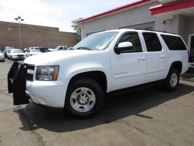 Chevrolet : Suburban 4X4 LT 2500 White 2500 LT 4X4 Leather 115k Miles Tow Pkg 3rd Row Ex Govt Well Mainatined