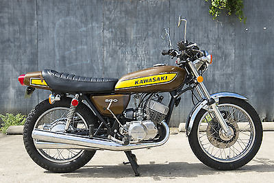 Kawasaki : Other 1975 kawasaki h 1 mach 3 triple 2 stroke vintage antique motorcycle cafe racer