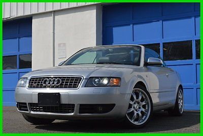 Audi : S4 V8 Quattro AWD Automatic Convertible 51,000 Miles Cabrio Available Warranty Loaded Leather Low Miles Xenon Headlights Bose Save