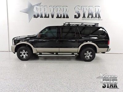 Ford : Excursion Eddie Bauer 4WD Powerstroke Turbo Diesel 2005 excursion eddiebauer 4 wd powerstroke diesel gps tv leather bulletproofed tx