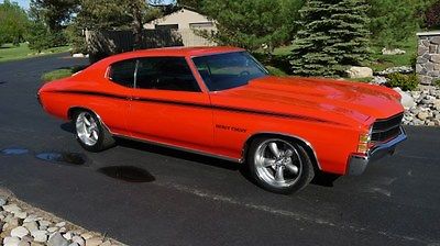 Chevrolet : Chevelle Two Door 1971 chevrolet chevelle body off restored 350 c i zz 4 gm factory v 8 automatic