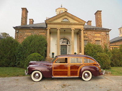 Chrysler : Town & Country Town & Country 1941 chrysler town country barrel back wood station wagon