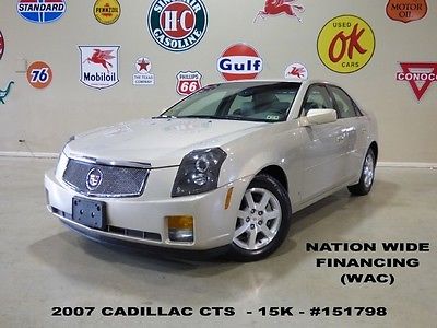 Cadillac : CTS HEATED LEATHER,BOSE,WE FINANCE! 07 cts sedan v 6 automatic heated leather bose 16 in wheels 15 k we finance