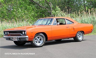Plymouth : Road Runner 383 70 383 v 8 automatic unmolested one family owned