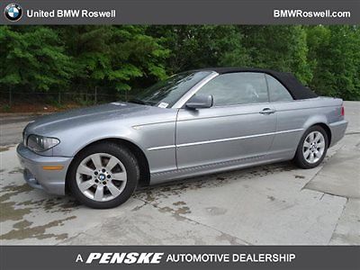 BMW : 3-Series 325Ci 325 ci 3 series 2 dr convertible automatic gasoline 2.5 l straight 6 cyl silver gr