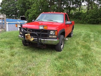 Chevrolet : C/K Pickup 2500 1997 chevy pickup 4 x 4 with snow plow