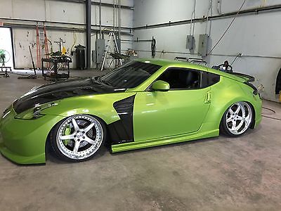 Nissan : 370Z Sport Green Nissan 370z with Turbo and Air Suspension.