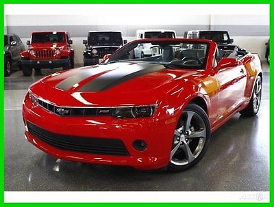 Chevrolet : Camaro 2LT 2014 chevrolet camaro 2 lt convertible only 9 k miles leather carfax certified