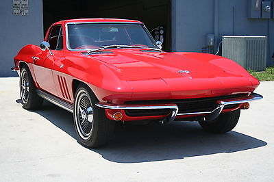 Chevrolet : Corvette Coupe 327/365 HP 1965 corvette coupe number match 327 365 hp factory a c 4 speed knock off wheels