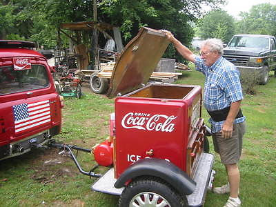 Ford : Escort english 1959 english ford escort with cocacola trailer cooler