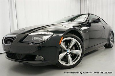 BMW : 6-Series 650i 2010 bmw 650 i coupe sport package premium sound head up sirius comfort access