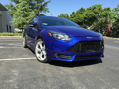 Ford : Focus ST 2014 ford focus st st 3 recaro hid sony heated seats 9 k miles blue