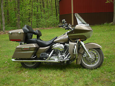 Harley-Davidson : Touring 2004 roadglide fuel injected 1450 cc smokey gold lower fairing kit tour pack