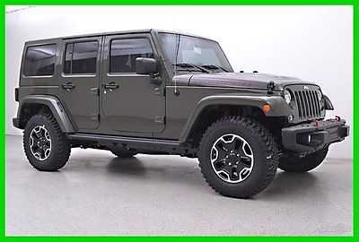 Jeep : Wrangler Rubicon New 2015 Jeep Rubicon Hard Rock unlimited in TANK Green, hard color to get.