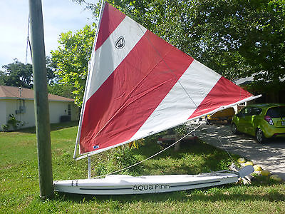 14' American Sail Aqua Finn Sail Boat