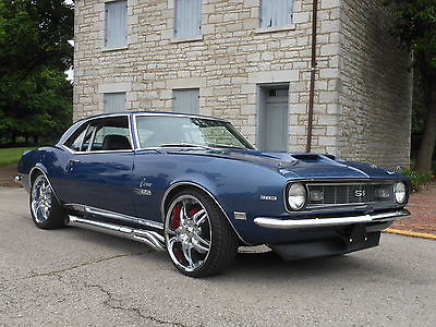 Chevrolet : Camaro ss 1968 camaro ss real pro touring resto mod one of a kind stroker 6 spd irs no rust