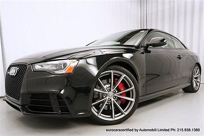 Audi : Other Coupe 2015 audi rs 5 coupe warranty black optic package sport exhaust technology as new