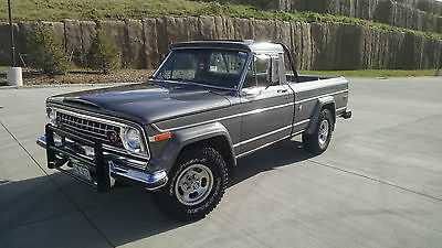 Jeep : Other J10 1976 jeep gladiator j 10 4 x 4 v 8 73 k miles beautiful condition