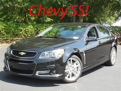 Chevrolet : Caprice 4dr Sedan Chevrolet SS 4dr Sedan New Automatic Gasoline 6.2L 8 Cyl PHANTOM BLACK METALLIC