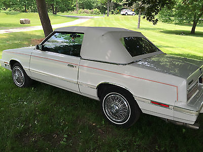 Chrysler : LeBaron CONVERTIBLE 1982 chrysler lebaron convertible 11 667 original miles almsot mint condition
