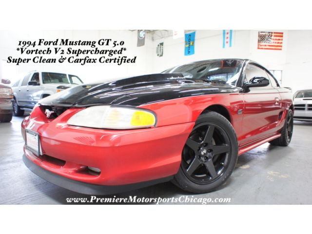 Ford : Mustang 2dr Coupe GT Vortech V2 Supercharged Mustang! *Carfax Certified* Lots of Mods! Super Clean!