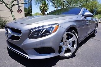 Mercedes-Benz : S-Class S550 Coupe 4Matic 15 s class coupe 1 owner clean carfax only 4 k miles like 2012 2013 2014 s 63 amg