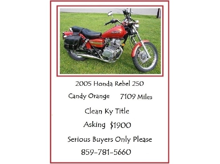 2005 Honda Rebel (CMX250C)