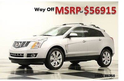 Cadillac : SRX MSRP$56915 AWD GPS Leather Sunroof Radiant Silver Metallic New SRX4 Navigation Heated Cooled Bose Memory Rear Camera Park Assist 14 15 2015