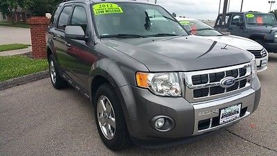 Ford : Escape Limited 4 wd leather camera roof cd sync bluetooth gray heated power black 4 x 4 awd