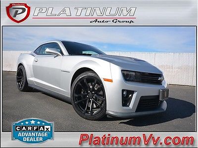 Chevrolet : Camaro ZL1 6 speed black wheels new tires navigation factory warranty one owner