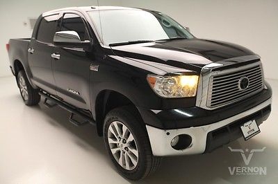 Toyota : Tundra Limited Crew Cab 4x4 2010 leather heated cooled rear camera v 8 dohc used preowned 110 k miles