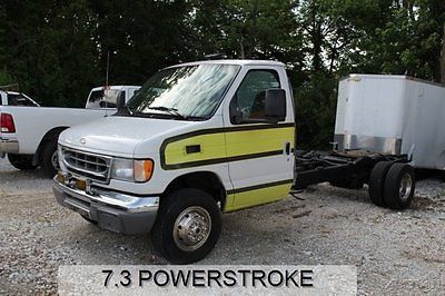 Ford : E-Series Van Standard 2001 used 7.3 powerstroke diesel cab chassis box flatbed dually box auto clean