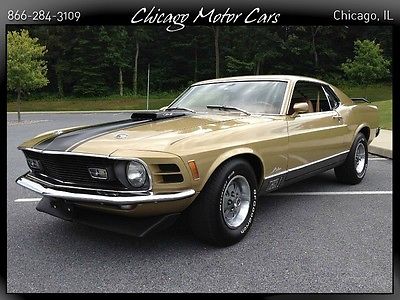 Ford : Mustang 2dr Fastback 1970 ford mustang mach 1 cobra jet 428 ci drag pack pristine collectors quality