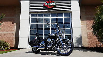 Harley-Davidson : Softail 100 th anniv heritage softail silver black chrome everything loaded w extras