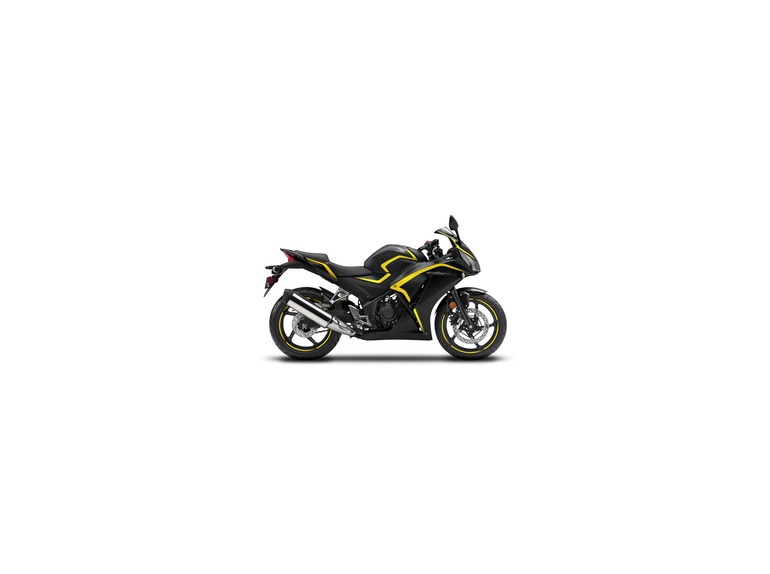 2015 Honda CBR 300R Matte Black Metallic/Yellow