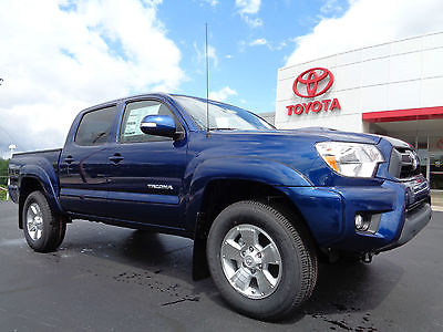 Toyota : Tacoma TRD Sport Double Cab 4x4 Short Bed Stick 6-Speed New 2015 Tacoma Double Cab 4x4 6 Speed Manual TRD Sport V6 Hood Scoop 4WD Blue