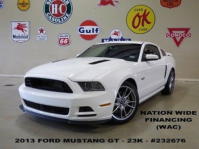 Ford : Mustang GT Coupe 2-Door 13 mustang gt california special 5.0 l 6 spd trans lth sync exhaust 19 in whls 23 k