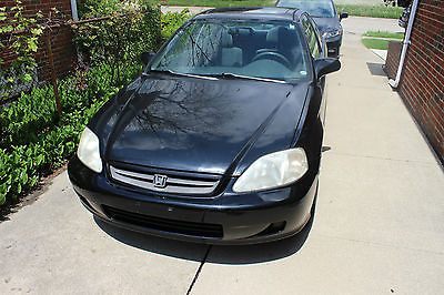 Honda : Civic EX Coupe 1999 black honda civic ex coupe 2 d in excellent condition cruise sun roof manual
