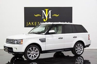 Land Rover : Range Rover Sport Supercharged (1-OWNER) 2011 range rover sport supercharged only 26 k miles white on white pristine