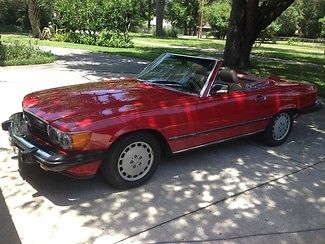 Mercedes-Benz : 500-Series 560SL 1988 mercedes benz 560 series 560 sl convertible has hardtop w rolling dolly