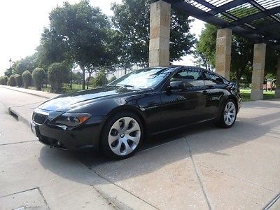BMW : 6-Series 645Ci 2004 645 ci sport only 58 k miles navigation cold weather package