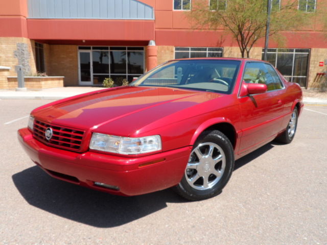 Cadillac : Eldorado ETC 2001 cadillac eldorado etc gorgeous red pearl chrome alloys rust free az coupe