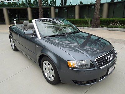 Audi : Cabriolet A4 QUATTRO  2005 audi a 4 quattro convertible only 43557 original miles summer is here