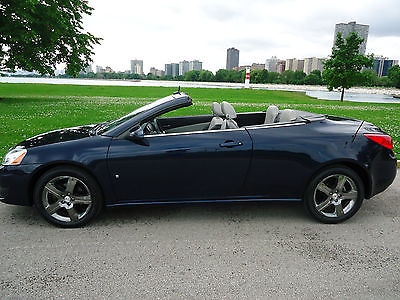 Pontiac : G6 GT Convertible 2-Door 2009 pontiac g 6 gt convertible 2 door 3.9 l senior owner garage kept pristine