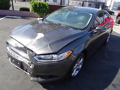 Ford : Fusion SE 2015 ford fusion se rebuilder fixable save repairable damaged project wrecked
