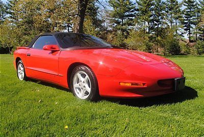 Pontiac : Firebird 2dr Convertible Firebird 1995 pontiac firebird convertible manual trans nice wow lowmiles warranty