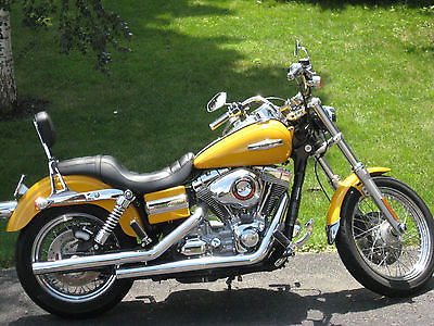 Harley-Davidson : Dyna superglide custom sunset yellow pearl new condition